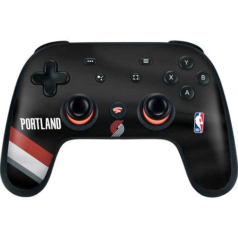 NBA Portland Trail Blazers Jersey Google Stadia Controller Skin