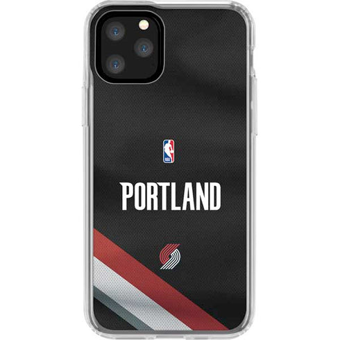NBA Portland Trail Blazers Jersey iPhone 11 Pro Clear Case