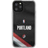 NBA Portland Trail Blazers Jersey iPhone 11 Pro Clear Case
