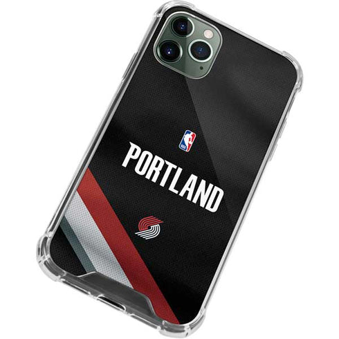 NBA Portland Trail Blazers Jersey iPhone 11 Pro Max Clear Case