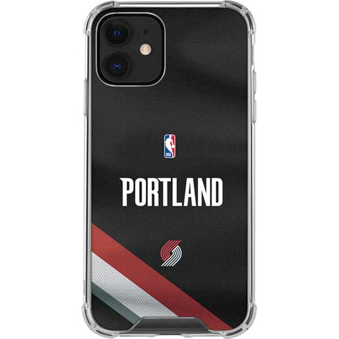 NBA Portland Trail Blazers Jersey iPhone 12 Clear Case