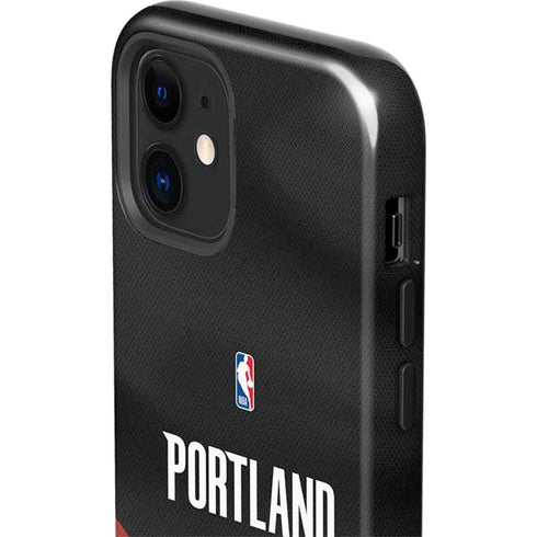 NBA Portland Trail Blazers Jersey iPhone 12 Impact Case
