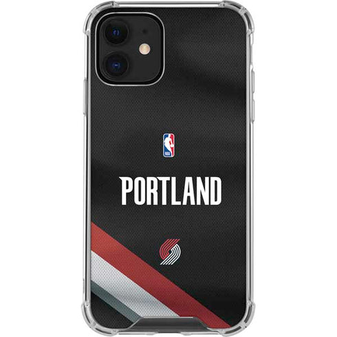 NBA Portland Trail Blazers Jersey iPhone 12 Mini Clear Case