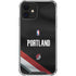 NBA Portland Trail Blazers Jersey iPhone 12 Mini Clear Case