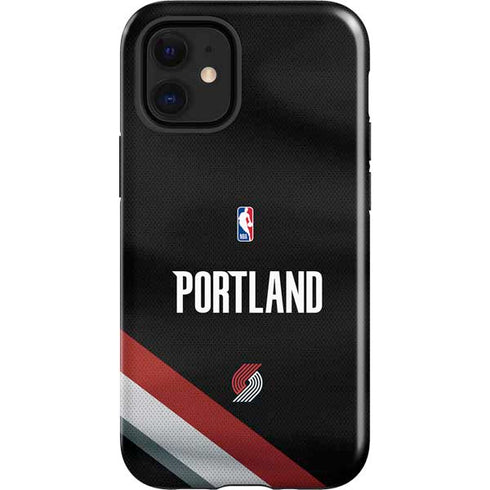 NBA Portland Trail Blazers Jersey iPhone 12 Mini Impact Case