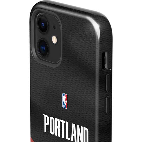 NBA Portland Trail Blazers Jersey iPhone 12 Mini Impact Case