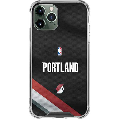 NBA Portland Trail Blazers Jersey iPhone 12 Pro Max Clear Case