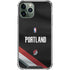 NBA Portland Trail Blazers Jersey iPhone 12 Pro Max Clear Case