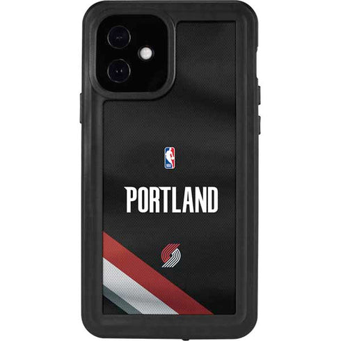 NBA Portland Trail Blazers Jersey iPhone 12 Waterproof Case