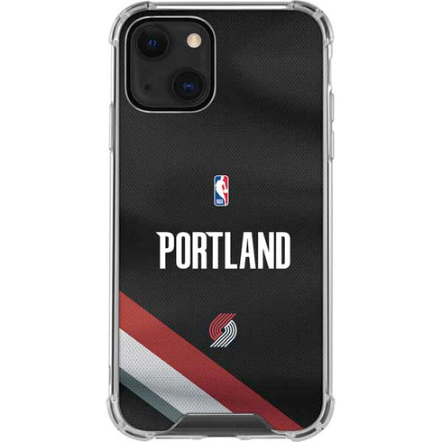 NBA Portland Trail Blazers Jersey iPhone 13 Clear Case