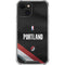 NBA Portland Trail Blazers Jersey iPhone 13 Clear Case