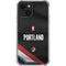 NBA Portland Trail Blazers Jersey iPhone 13 Mini Clear Case