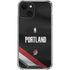 NBA Portland Trail Blazers Jersey iPhone 13 Mini Clear Case