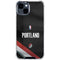 NBA Portland Trail Blazers Jersey iPhone 14 Plus Clear Case