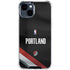 NBA Portland Trail Blazers Jersey iPhone 14 Plus Clear Case