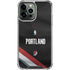 NBA Portland Trail Blazers Jersey iPhone 14 Pro Max Clear Case
