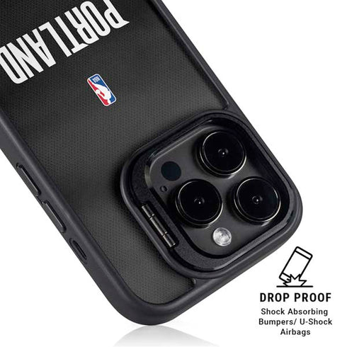 NBA Portland Trail Blazers Jersey iPhone 14 Pro Max Kickstand Case