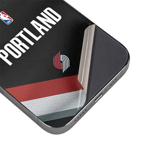 NBA Portland Trail Blazers Jersey iPhone 14 Pro Skin