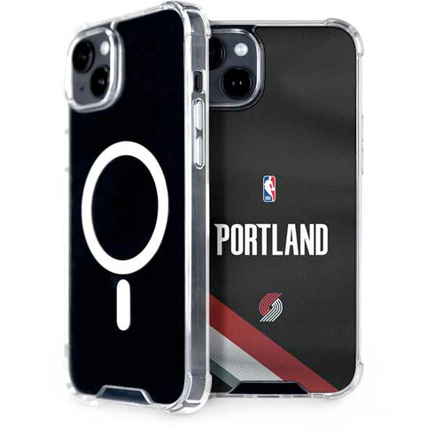 NBA Portland Trail Blazers Jersey iPhone 15 MagSafe Case