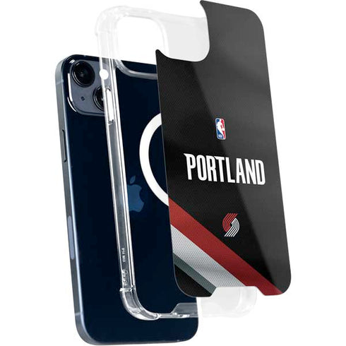 NBA Portland Trail Blazers Jersey iPhone 15 MagSafe Case