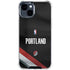 NBA Portland Trail Blazers Jersey iPhone 15 Plus Clear Case
