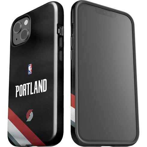 NBA Portland Trail Blazers Jersey iPhone 15 Plus Impact Case