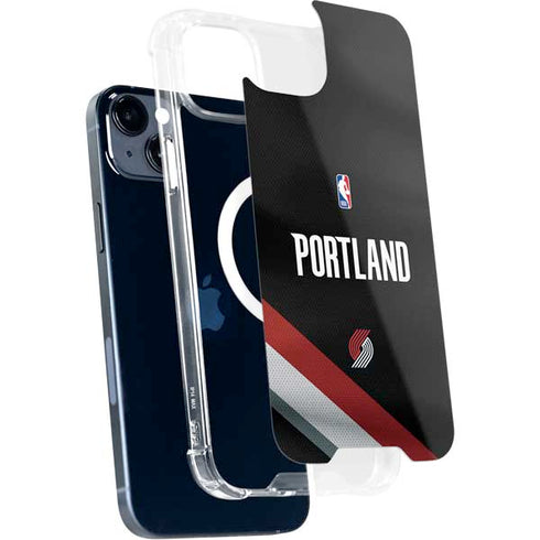 NBA Portland Trail Blazers Jersey iPhone 15 Plus MagSafe Case