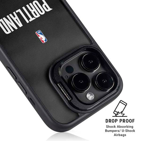 NBA Portland Trail Blazers Jersey iPhone 15 Pro Kickstand Case