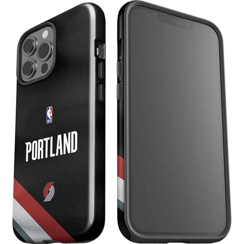 NBA Portland Trail Blazers Jersey iPhone 15 Pro Max Impact Case