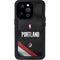 NBA Portland Trail Blazers Jersey iPhone 15 Pro Waterproof Case