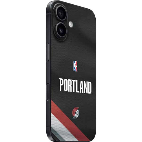 NBA Portland Trail Blazers Jersey iPhone 16 Plus Skin