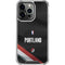 NBA Portland Trail Blazers Jersey iPhone 16 Pro Clear Case