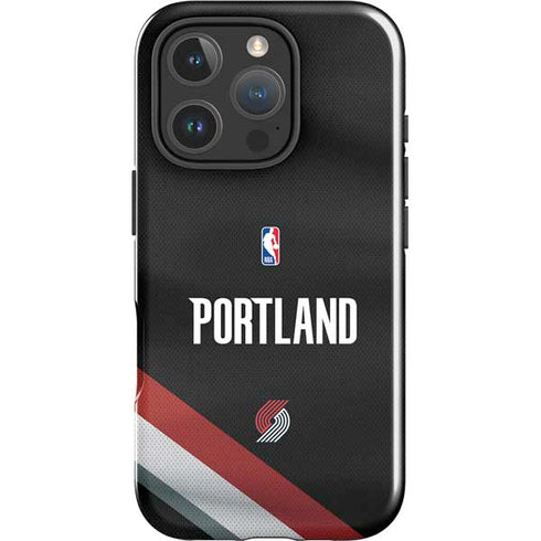 NBA Portland Trail Blazers Jersey iPhone 16 Pro Impact Case