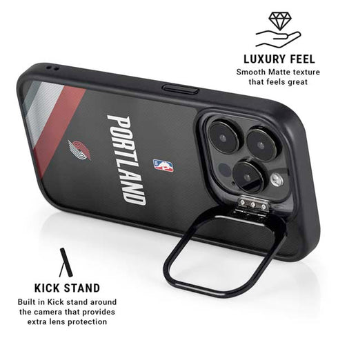 NBA Portland Trail Blazers Jersey iPhone 16 Pro Max Kickstand Case