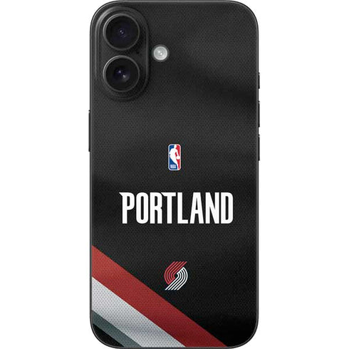 NBA Portland Trail Blazers Jersey iPhone 16 Skin