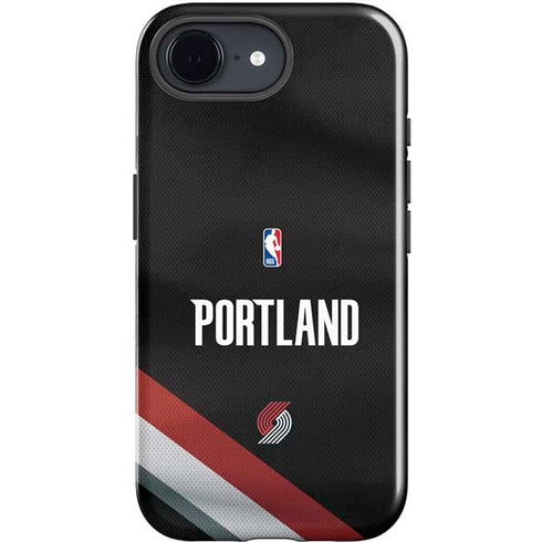 NBA Portland Trail Blazers Jersey iPhone 16e Impact Case