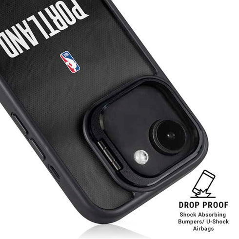 NBA Portland Trail Blazers Jersey iPhone 16e Kickstand Case