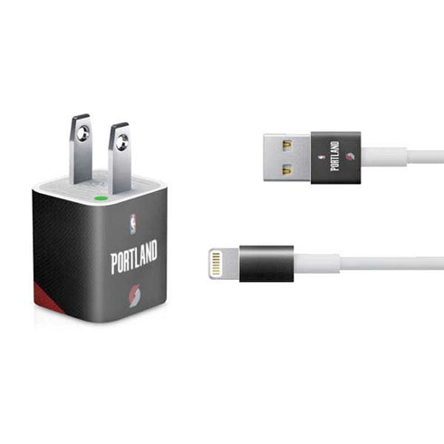 NBA Portland Trail Blazers Jersey iPhone Charger (5W USB) Skin