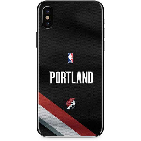 NBA Portland Trail Blazers Jersey iPhone X Skin