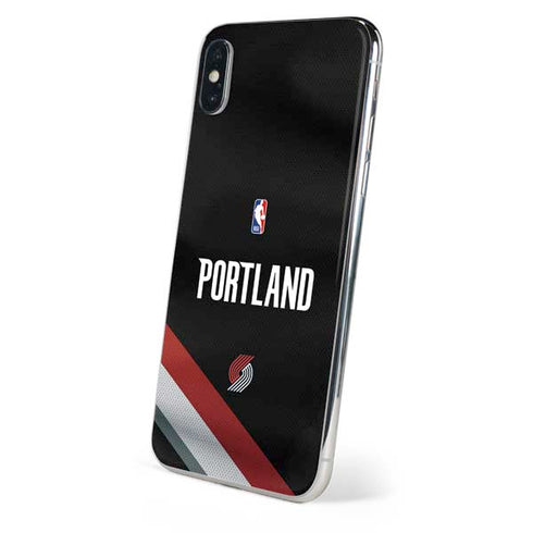 NBA Portland Trail Blazers Jersey iPhone X Skin