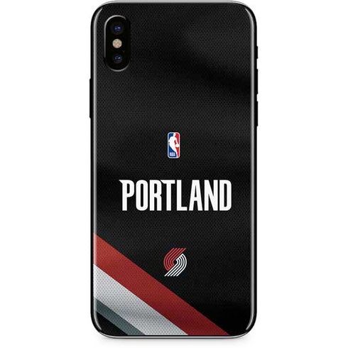 NBA Portland Trail Blazers Jersey iPhone XS Skin