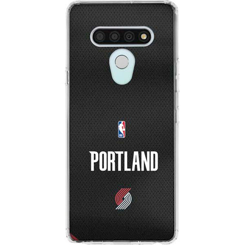 NBA Portland Trail Blazers Jersey LG Stylo 6 Clear Case