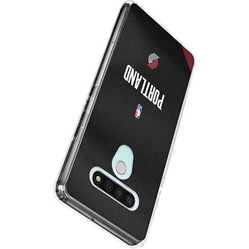 NBA Portland Trail Blazers Jersey LG Stylo 6 Clear Case