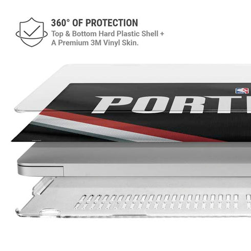 NBA Portland Trail Blazers Jersey MacBook Pro 14in (2021-24) Case plus Skin