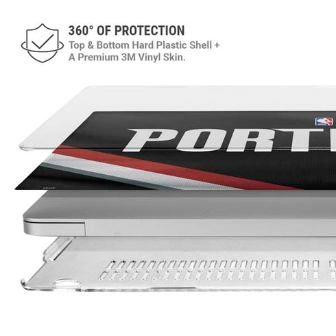 NBA Portland Trail Blazers Jersey MacBook Pro 16in (2019-20) Case plus Skin