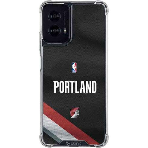 NBA Portland Trail Blazers Jersey Moto G Power 5G (2024) Clear Case