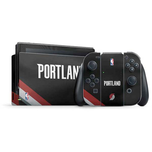 NBA Portland Trail Blazers Jersey Nintendo Switch Bundle Skin