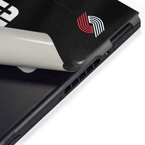NBA Portland Trail Blazers Jersey Nintendo Switch Bundle Skin