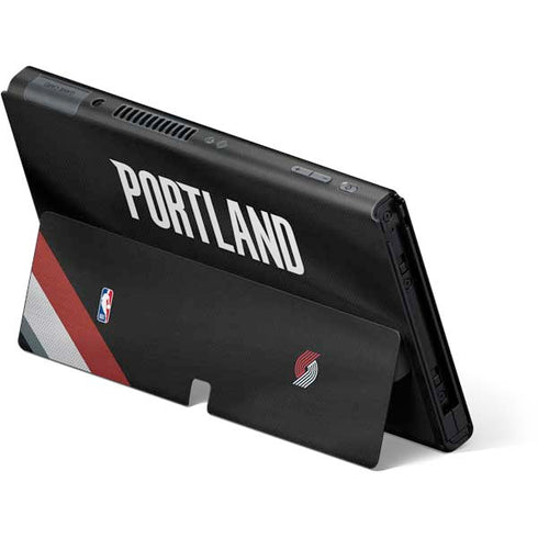 NBA Portland Trail Blazers Jersey Nintendo Switch OLED (2021) Skin