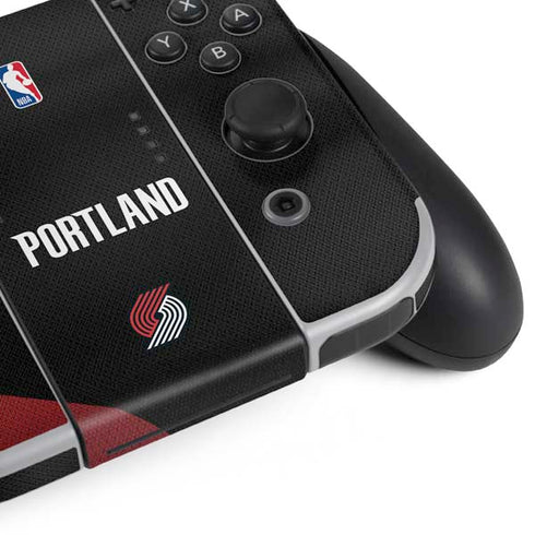 NBA Portland Trail Blazers Jersey Nintendo Switch OLED (2021) Skin